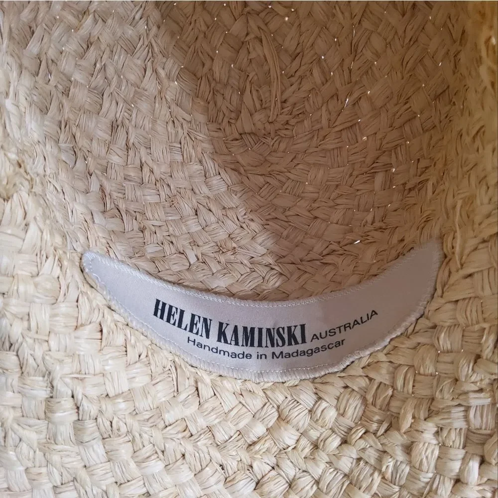 Helen Kaminski Ruffia Curved Rim Hat - Picture 2 of 9